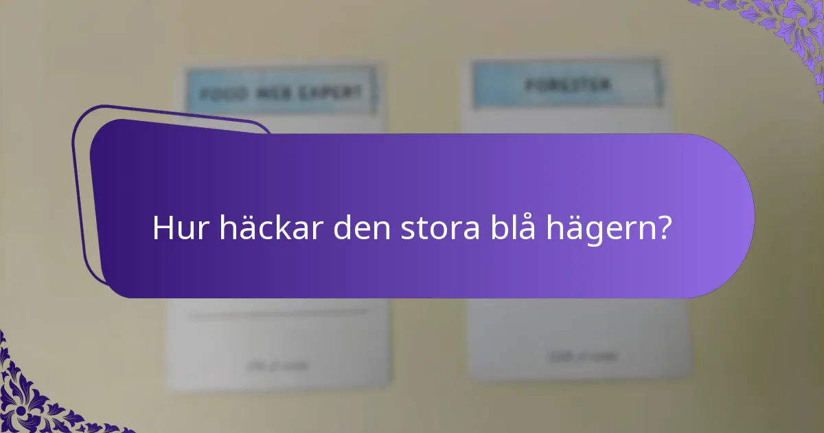 Var lever den stora blå hägern?