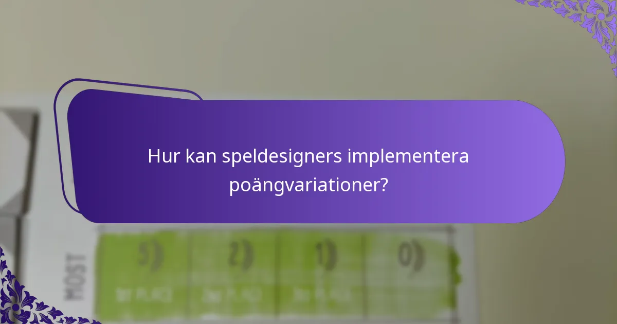 Vilka poängsystem är mest effektiva för tematisk integration?