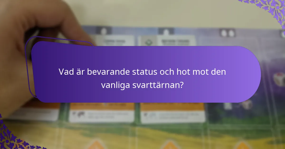 Hur häckar den vanliga svarttärnan?