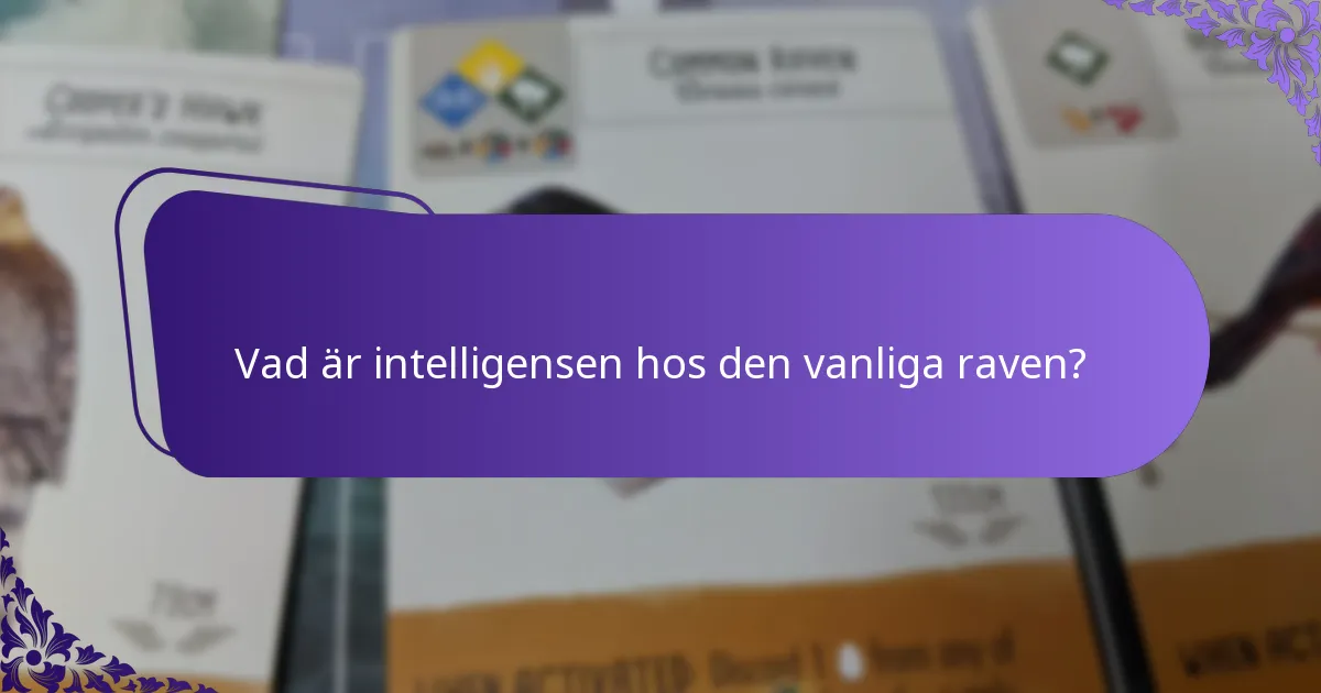 Hur jämförs vanliga raven med andra kråkfåglar?