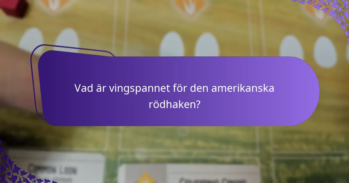 Hur anpassar sig den amerikanska rödhaken till sin miljö?