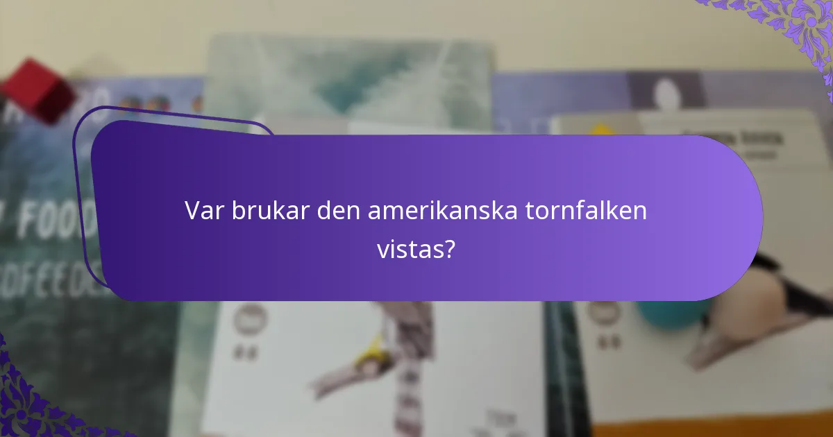Hur varierar jaktteknikerna beroende på region för den amerikanska tornfalken?