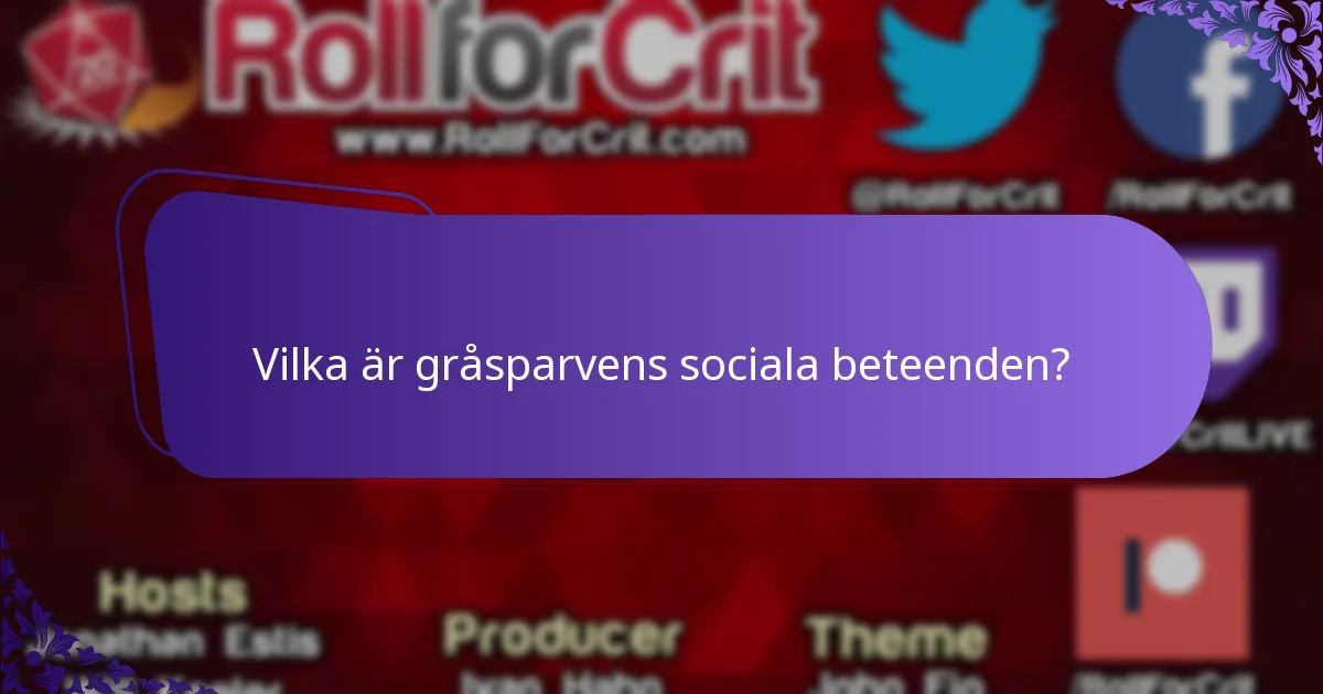Vilka hot står gråsparvar inför i sina livsmiljöer?
